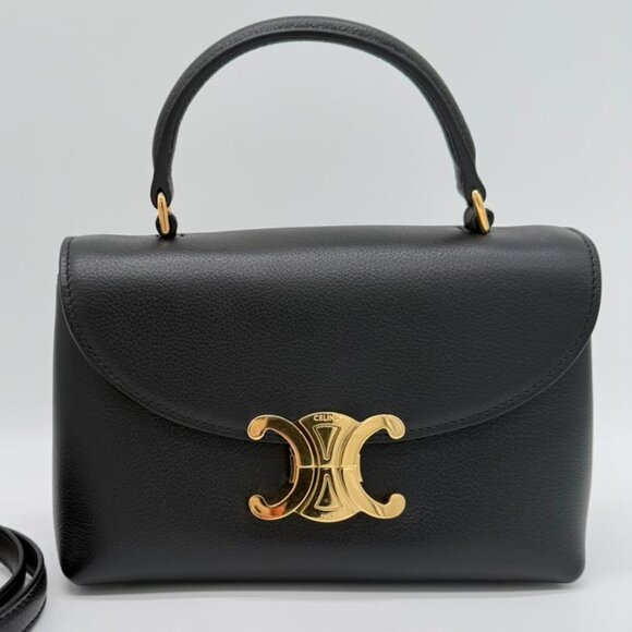 TEEN NINO BAG IN SUPPLE GRAINED CALFSKIN  - BLACK - Picture 1 of 8